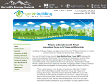 Tablet Screenshot of greenbuildingpower.darnell.com